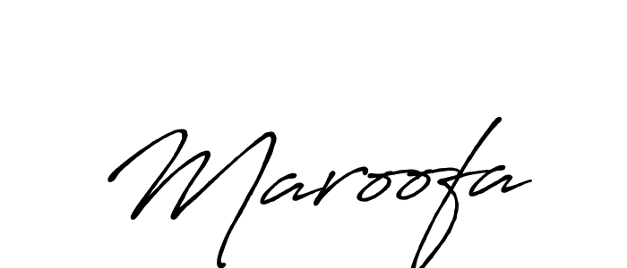 Similarly Antro_Vectra_Bolder is the best handwritten signature design. Signature creator online .You can use it as an online autograph creator for name Maroofa. Maroofa signature style 7 images and pictures png