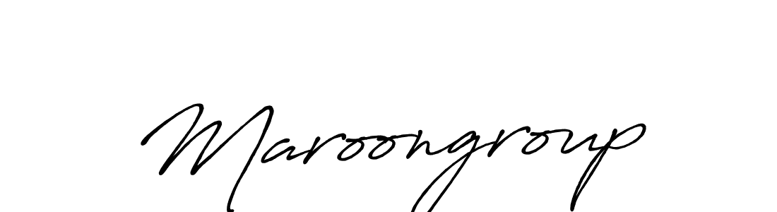You should practise on your own different ways (Antro_Vectra_Bolder) to write your name (Maroongroup) in signature. don't let someone else do it for you. Maroongroup signature style 7 images and pictures png