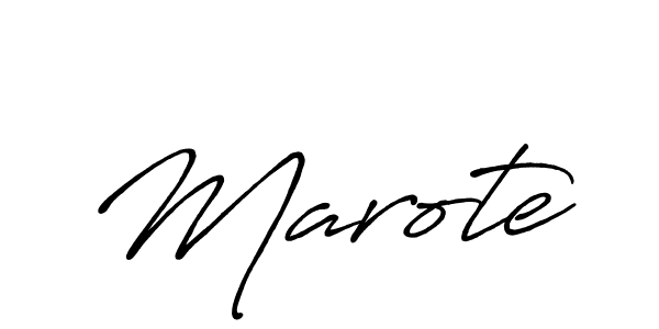 Design your own signature with our free online signature maker. With this signature software, you can create a handwritten (Antro_Vectra_Bolder) signature for name Marote. Marote signature style 7 images and pictures png