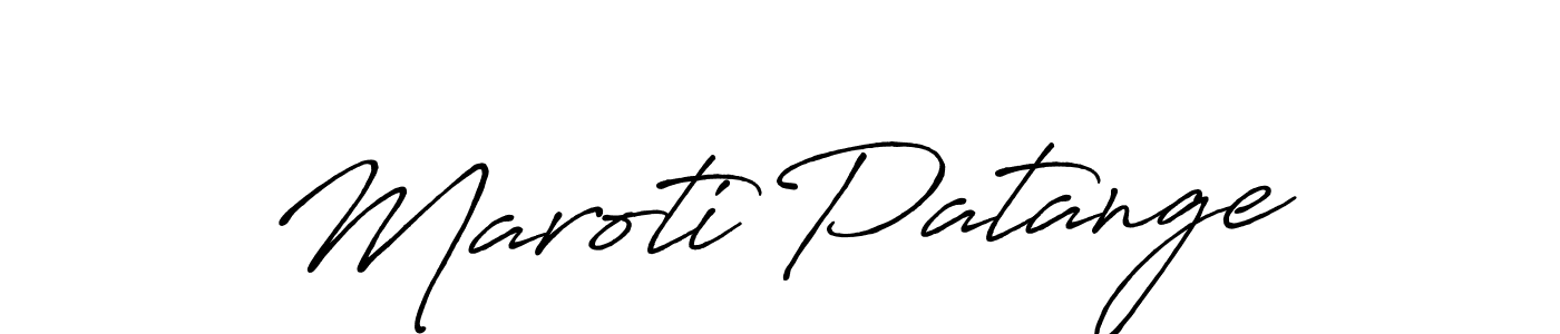 It looks lik you need a new signature style for name Maroti Patange. Design unique handwritten (Antro_Vectra_Bolder) signature with our free signature maker in just a few clicks. Maroti Patange signature style 7 images and pictures png