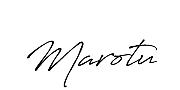 It looks lik you need a new signature style for name Marotu. Design unique handwritten (Antro_Vectra_Bolder) signature with our free signature maker in just a few clicks. Marotu signature style 7 images and pictures png