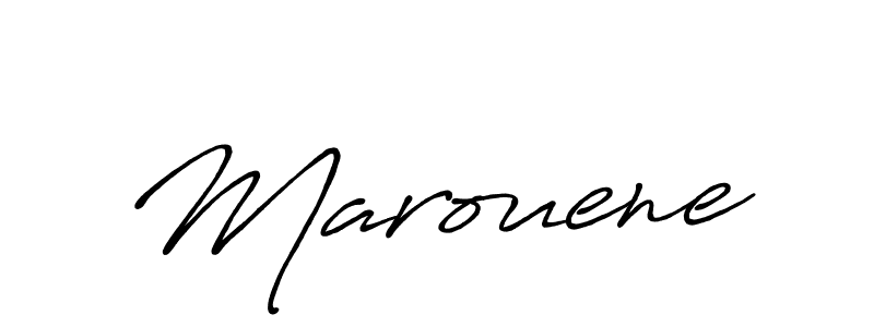 Use a signature maker to create a handwritten signature online. With this signature software, you can design (Antro_Vectra_Bolder) your own signature for name Marouene. Marouene signature style 7 images and pictures png