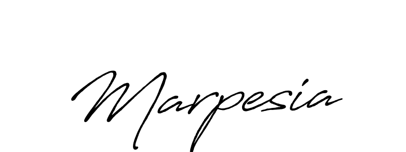 Create a beautiful signature design for name Marpesia. With this signature (Antro_Vectra_Bolder) fonts, you can make a handwritten signature for free. Marpesia signature style 7 images and pictures png