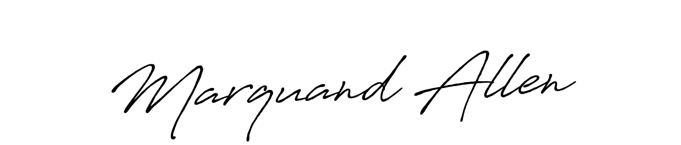 Also we have Marquand Allen name is the best signature style. Create professional handwritten signature collection using Antro_Vectra_Bolder autograph style. Marquand Allen signature style 7 images and pictures png