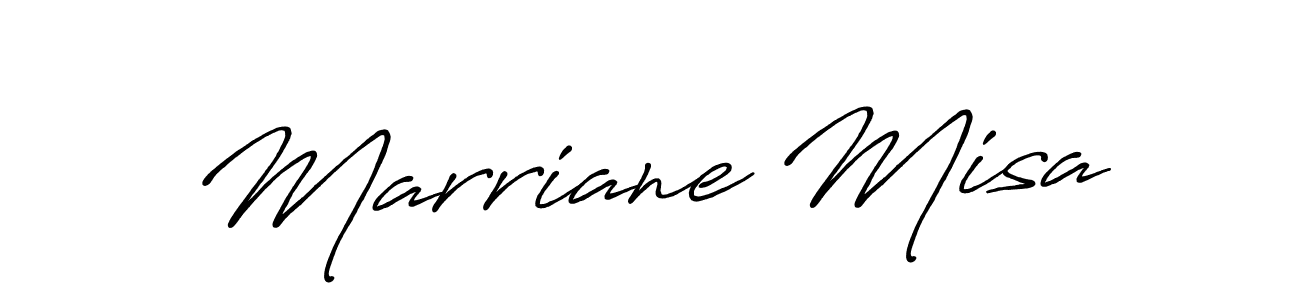 Similarly Antro_Vectra_Bolder is the best handwritten signature design. Signature creator online .You can use it as an online autograph creator for name Marriane Misa. Marriane Misa signature style 7 images and pictures png