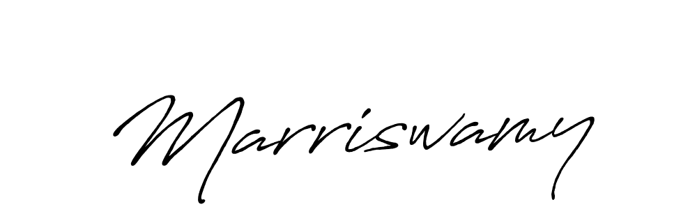 How to make Marriswamy signature? Antro_Vectra_Bolder is a professional autograph style. Create handwritten signature for Marriswamy name. Marriswamy signature style 7 images and pictures png