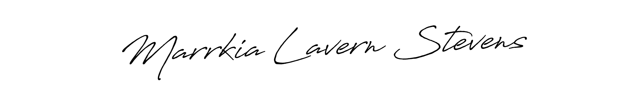 It looks lik you need a new signature style for name Marrkia Lavern Stevens. Design unique handwritten (Antro_Vectra_Bolder) signature with our free signature maker in just a few clicks. Marrkia Lavern Stevens signature style 7 images and pictures png