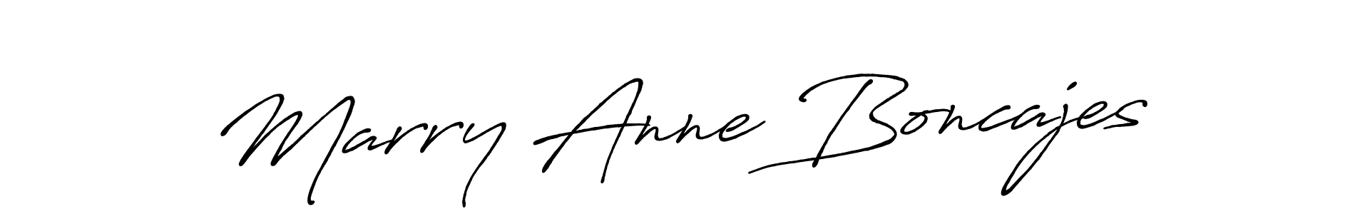 Once you've used our free online signature maker to create your best signature Antro_Vectra_Bolder style, it's time to enjoy all of the benefits that Marry Anne Boncajes name signing documents. Marry Anne Boncajes signature style 7 images and pictures png