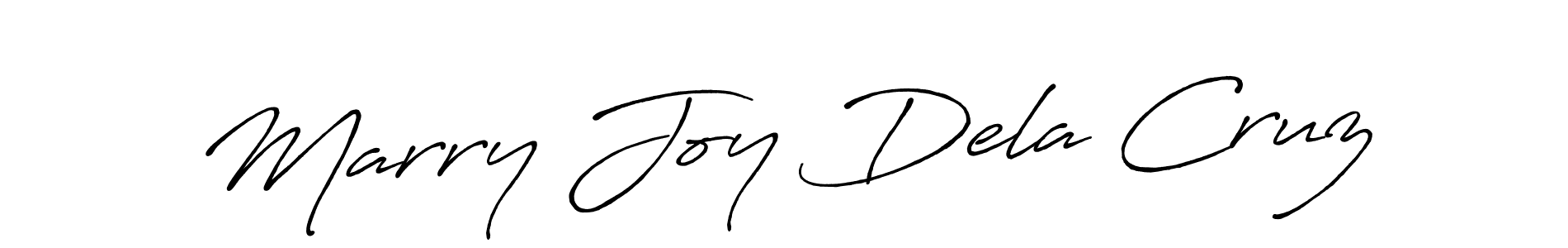 How to make Marry Joy Dela Cruz name signature. Use Antro_Vectra_Bolder style for creating short signs online. This is the latest handwritten sign. Marry Joy Dela Cruz signature style 7 images and pictures png