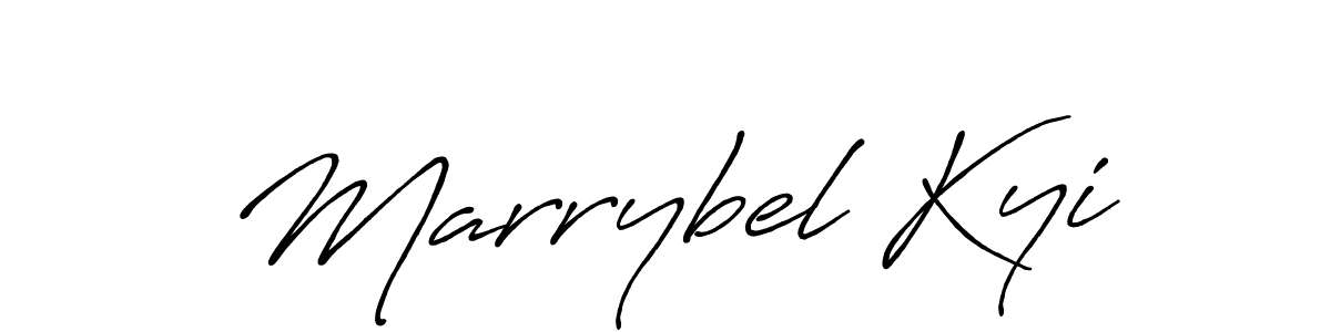 Antro_Vectra_Bolder is a professional signature style that is perfect for those who want to add a touch of class to their signature. It is also a great choice for those who want to make their signature more unique. Get Marrybel Kyi name to fancy signature for free. Marrybel Kyi signature style 7 images and pictures png