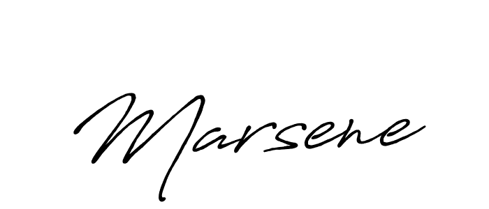 Marsene stylish signature style. Best Handwritten Sign (Antro_Vectra_Bolder) for my name. Handwritten Signature Collection Ideas for my name Marsene. Marsene signature style 7 images and pictures png