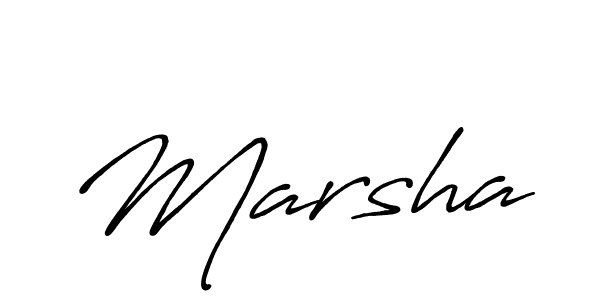 The best way (Antro_Vectra_Bolder) to make a short signature is to pick only two or three words in your name. The name Marsha include a total of six letters. For converting this name. Marsha signature style 7 images and pictures png