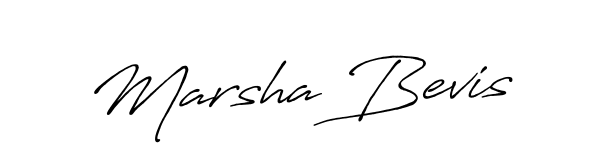 The best way (Antro_Vectra_Bolder) to make a short signature is to pick only two or three words in your name. The name Marsha Bevis include a total of six letters. For converting this name. Marsha Bevis signature style 7 images and pictures png
