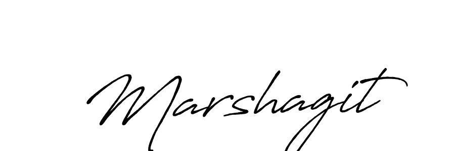 How to make Marshagit name signature. Use Antro_Vectra_Bolder style for creating short signs online. This is the latest handwritten sign. Marshagit signature style 7 images and pictures png