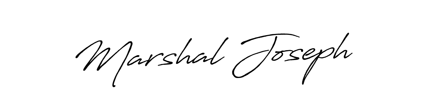 Create a beautiful signature design for name Marshal Joseph. With this signature (Antro_Vectra_Bolder) fonts, you can make a handwritten signature for free. Marshal Joseph signature style 7 images and pictures png