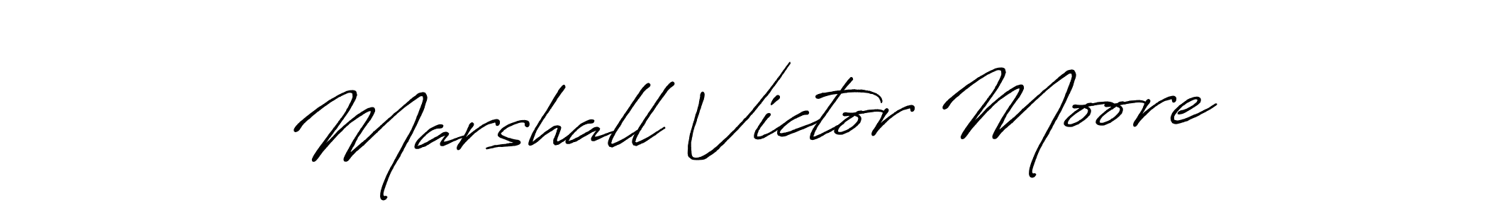 Once you've used our free online signature maker to create your best signature Antro_Vectra_Bolder style, it's time to enjoy all of the benefits that Marshall Victor Moore name signing documents. Marshall Victor Moore signature style 7 images and pictures png