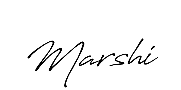 Marshi stylish signature style. Best Handwritten Sign (Antro_Vectra_Bolder) for my name. Handwritten Signature Collection Ideas for my name Marshi. Marshi signature style 7 images and pictures png