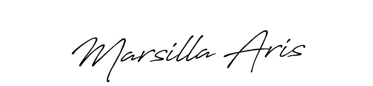 Make a beautiful signature design for name Marsilla Aris. Use this online signature maker to create a handwritten signature for free. Marsilla Aris signature style 7 images and pictures png
