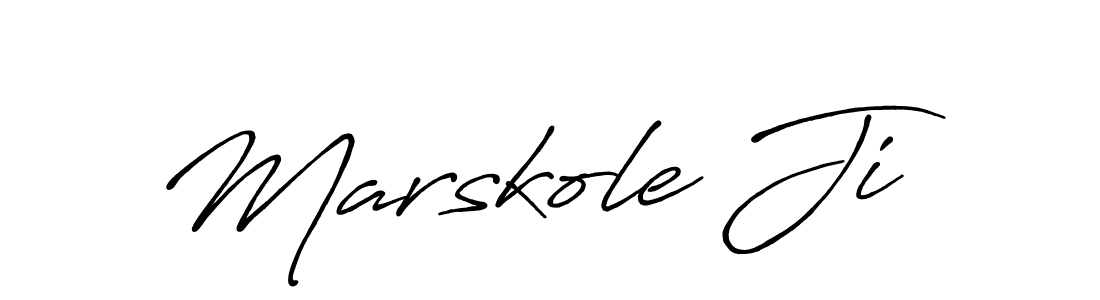 You should practise on your own different ways (Antro_Vectra_Bolder) to write your name (Marskole Ji) in signature. don't let someone else do it for you. Marskole Ji signature style 7 images and pictures png