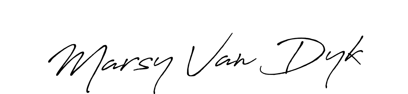 Create a beautiful signature design for name Marsy Van Dyk. With this signature (Antro_Vectra_Bolder) fonts, you can make a handwritten signature for free. Marsy Van Dyk signature style 7 images and pictures png