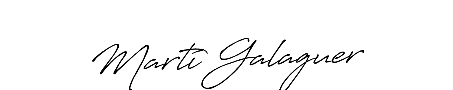 How to make Martí Galaguer name signature. Use Antro_Vectra_Bolder style for creating short signs online. This is the latest handwritten sign. Martí Galaguer signature style 7 images and pictures png