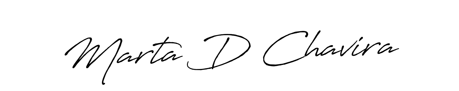 It looks lik you need a new signature style for name Marta D Chavira. Design unique handwritten (Antro_Vectra_Bolder) signature with our free signature maker in just a few clicks. Marta D Chavira signature style 7 images and pictures png