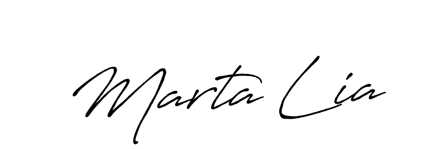 Best and Professional Signature Style for Marta Lia. Antro_Vectra_Bolder Best Signature Style Collection. Marta Lia signature style 7 images and pictures png