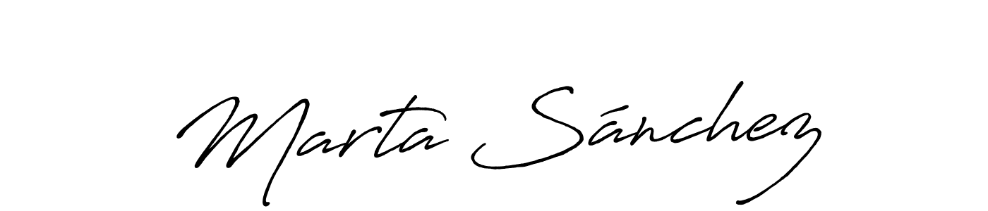 You can use this online signature creator to create a handwritten signature for the name Marta Sánchez. This is the best online autograph maker. Marta Sánchez signature style 7 images and pictures png