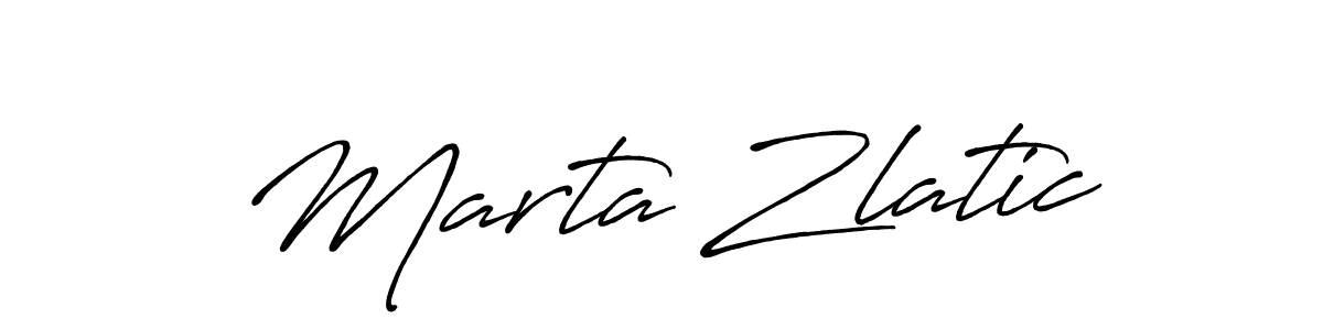 It looks lik you need a new signature style for name Marta Zlatic. Design unique handwritten (Antro_Vectra_Bolder) signature with our free signature maker in just a few clicks. Marta Zlatic signature style 7 images and pictures png