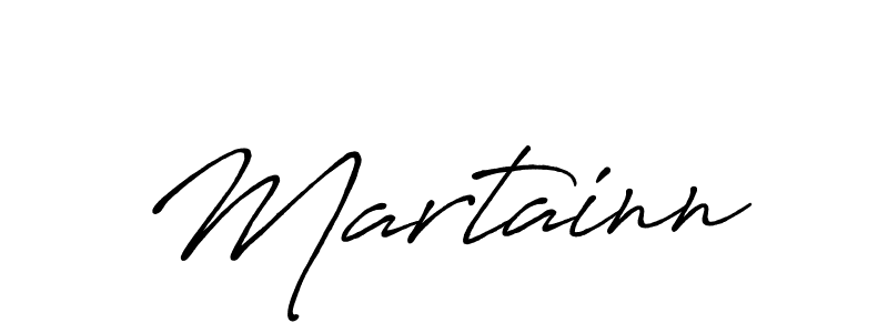 Design your own signature with our free online signature maker. With this signature software, you can create a handwritten (Antro_Vectra_Bolder) signature for name Martainn. Martainn signature style 7 images and pictures png