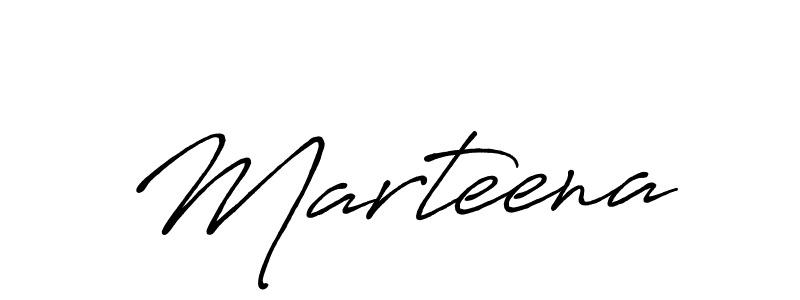 Antro_Vectra_Bolder is a professional signature style that is perfect for those who want to add a touch of class to their signature. It is also a great choice for those who want to make their signature more unique. Get Marteena name to fancy signature for free. Marteena signature style 7 images and pictures png