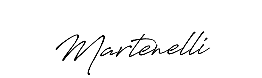 How to make Martenelli name signature. Use Antro_Vectra_Bolder style for creating short signs online. This is the latest handwritten sign. Martenelli signature style 7 images and pictures png