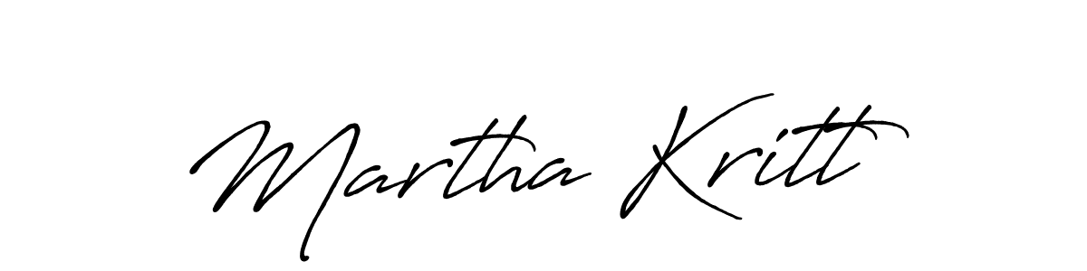 Design your own signature with our free online signature maker. With this signature software, you can create a handwritten (Antro_Vectra_Bolder) signature for name Martha Kritt. Martha Kritt signature style 7 images and pictures png