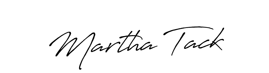 Design your own signature with our free online signature maker. With this signature software, you can create a handwritten (Antro_Vectra_Bolder) signature for name Martha Tack. Martha Tack signature style 7 images and pictures png