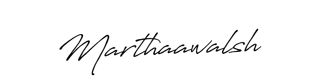 Marthaawalsh stylish signature style. Best Handwritten Sign (Antro_Vectra_Bolder) for my name. Handwritten Signature Collection Ideas for my name Marthaawalsh. Marthaawalsh signature style 7 images and pictures png