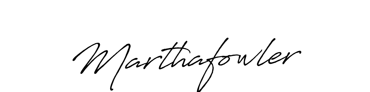 Design your own signature with our free online signature maker. With this signature software, you can create a handwritten (Antro_Vectra_Bolder) signature for name Marthafowler. Marthafowler signature style 7 images and pictures png