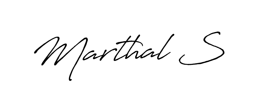 Also we have Marthal S name is the best signature style. Create professional handwritten signature collection using Antro_Vectra_Bolder autograph style. Marthal S signature style 7 images and pictures png