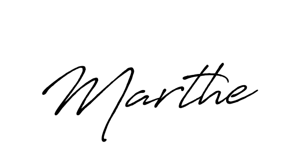 Marthe stylish signature style. Best Handwritten Sign (Antro_Vectra_Bolder) for my name. Handwritten Signature Collection Ideas for my name Marthe. Marthe signature style 7 images and pictures png