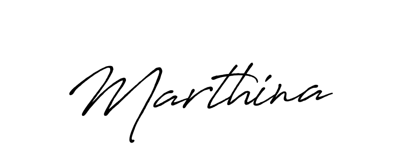 Marthina stylish signature style. Best Handwritten Sign (Antro_Vectra_Bolder) for my name. Handwritten Signature Collection Ideas for my name Marthina. Marthina signature style 7 images and pictures png