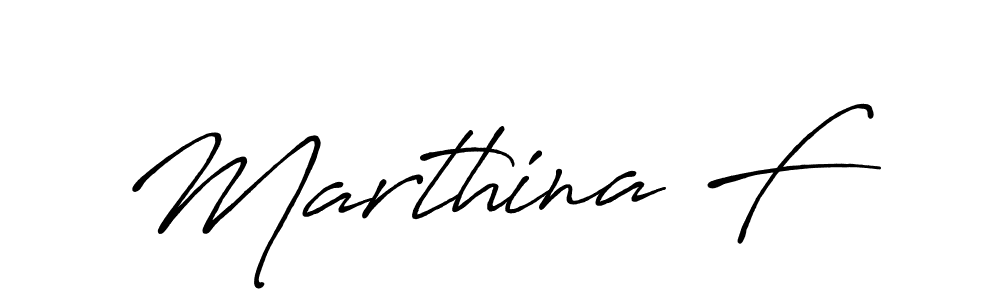 You should practise on your own different ways (Antro_Vectra_Bolder) to write your name (Marthina F) in signature. don't let someone else do it for you. Marthina F signature style 7 images and pictures png