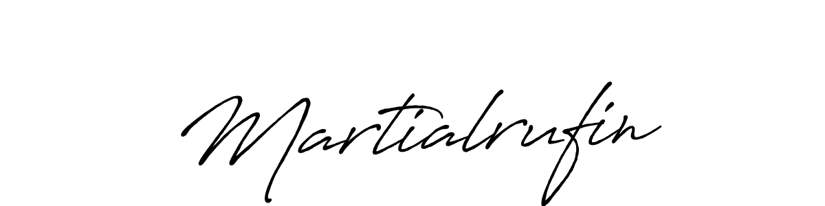 Design your own signature with our free online signature maker. With this signature software, you can create a handwritten (Antro_Vectra_Bolder) signature for name Martialrufin. Martialrufin signature style 7 images and pictures png