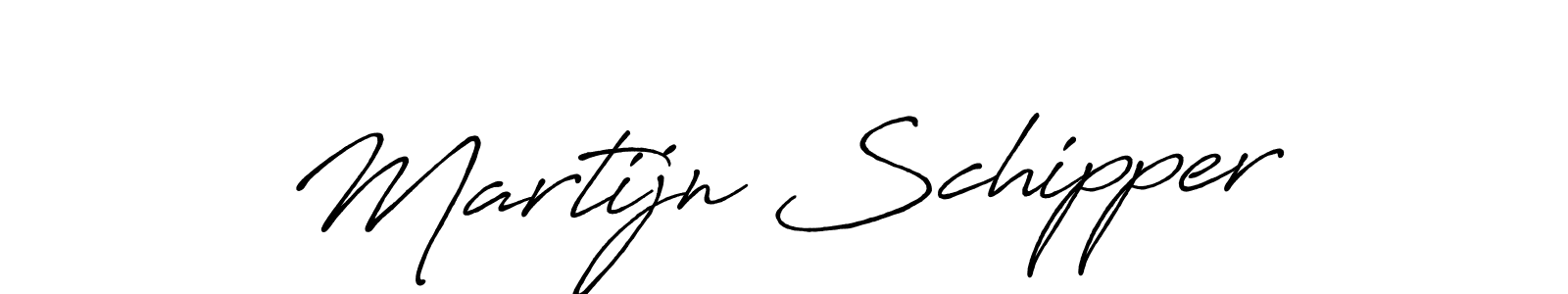 Design your own signature with our free online signature maker. With this signature software, you can create a handwritten (Antro_Vectra_Bolder) signature for name Martijn Schipper. Martijn Schipper signature style 7 images and pictures png