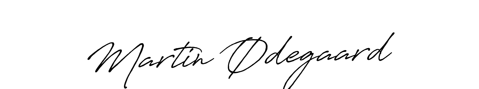 Create a beautiful signature design for name Martin Ødegaard. With this signature (Antro_Vectra_Bolder) fonts, you can make a handwritten signature for free. Martin Ødegaard signature style 7 images and pictures png