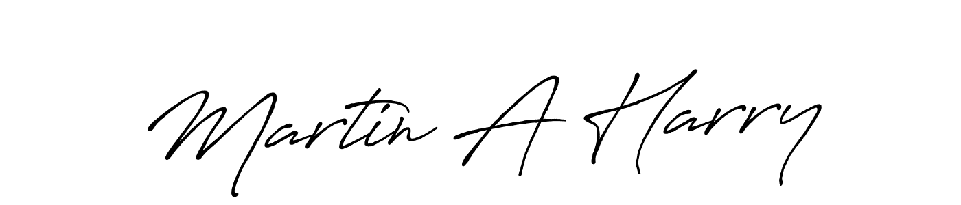 Similarly Antro_Vectra_Bolder is the best handwritten signature design. Signature creator online .You can use it as an online autograph creator for name Martin A Harry. Martin A Harry signature style 7 images and pictures png