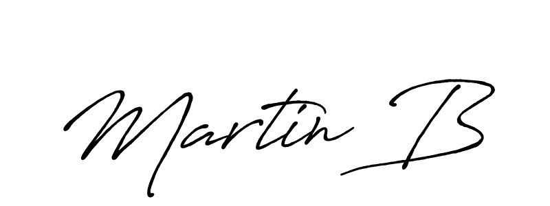 It looks lik you need a new signature style for name Martin B. Design unique handwritten (Antro_Vectra_Bolder) signature with our free signature maker in just a few clicks. Martin B signature style 7 images and pictures png