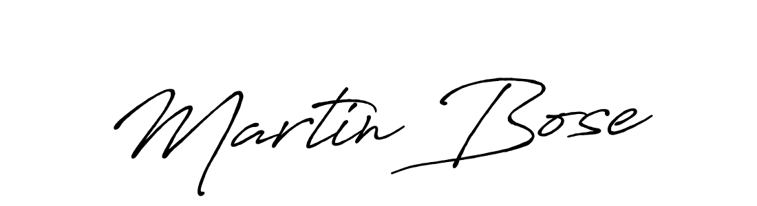 Make a beautiful signature design for name Martin Bose. With this signature (Antro_Vectra_Bolder) style, you can create a handwritten signature for free. Martin Bose signature style 7 images and pictures png