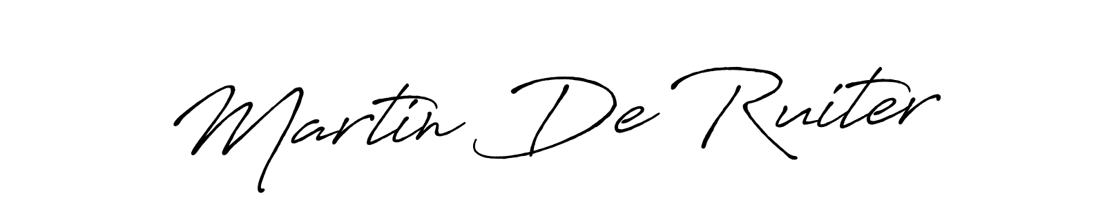 It looks lik you need a new signature style for name Martin De Ruiter. Design unique handwritten (Antro_Vectra_Bolder) signature with our free signature maker in just a few clicks. Martin De Ruiter signature style 7 images and pictures png