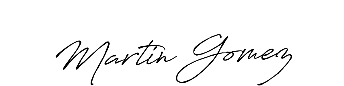 Make a beautiful signature design for name Martin Gomez. With this signature (Antro_Vectra_Bolder) style, you can create a handwritten signature for free. Martin Gomez signature style 7 images and pictures png