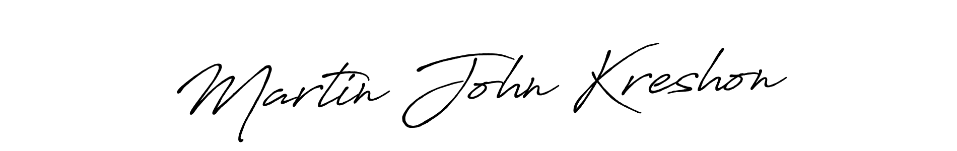 Once you've used our free online signature maker to create your best signature Antro_Vectra_Bolder style, it's time to enjoy all of the benefits that Martin John Kreshon name signing documents. Martin John Kreshon signature style 7 images and pictures png