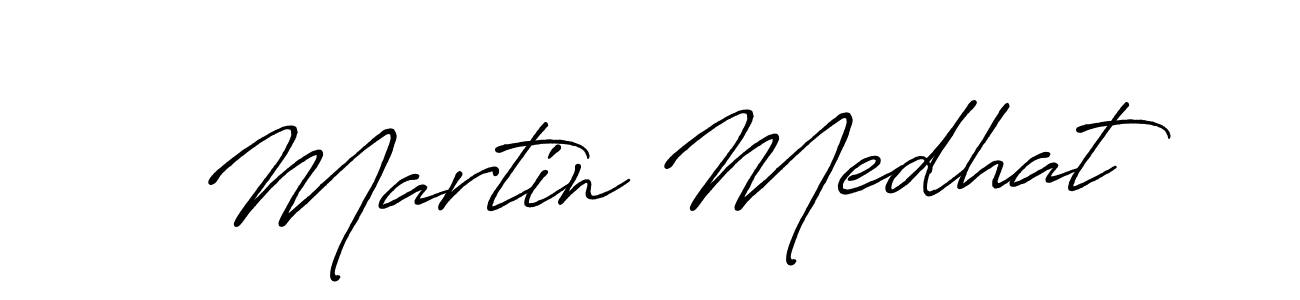 Once you've used our free online signature maker to create your best signature Antro_Vectra_Bolder style, it's time to enjoy all of the benefits that Martin Medhat name signing documents. Martin Medhat signature style 7 images and pictures png